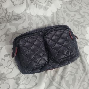 MZ Wallace Savoy cosmetic bag in black